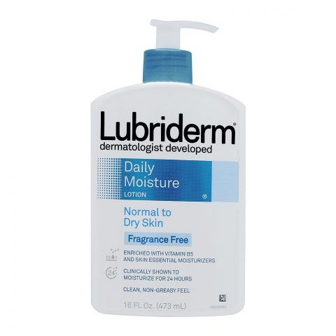 Lubriderm Lotion Daily Moisture Normal To Dry Skin (Pump) 16Oz/473Ml