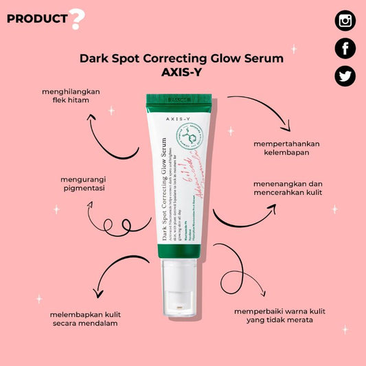 AXIS-Y-Dark Spot Correcting Glow Serum 50ml (Box Damage)