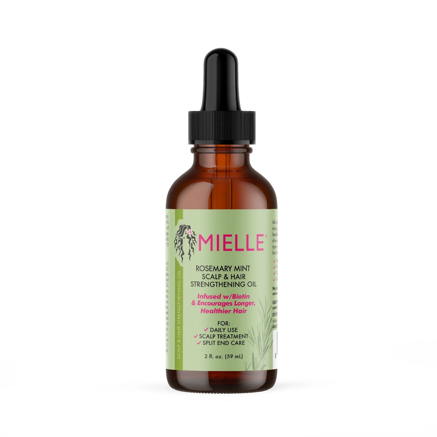 MIELLE - Rosemary Mint Scalp & Hair Strengthening Oil