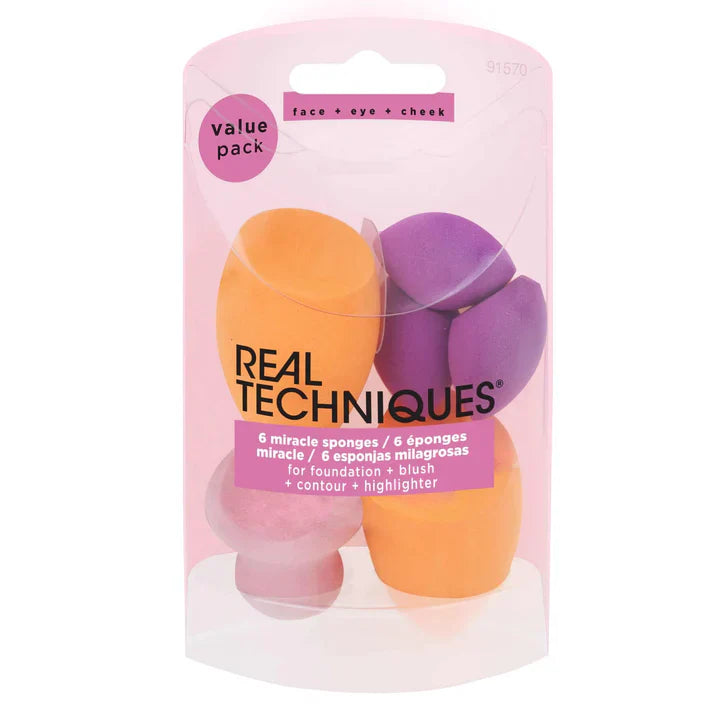 Real Techniques - 6 Miracle Complexion Sponges