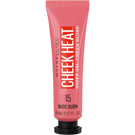 Maybelline - Cheek Heat Sheer Gel-Cream Blush - 15Nude Burn