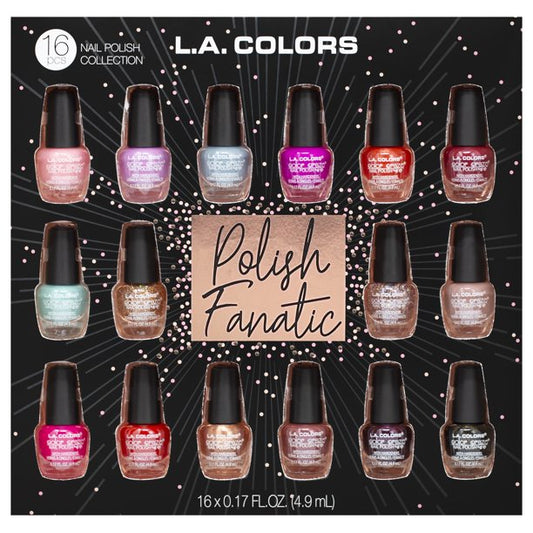 L.A. Colors – Polish Fanatic Nail Polish Collection, 16-Pack