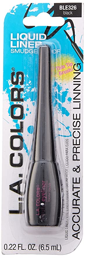 L.A. COLORS - Thin Tip Liquid Liner - Black