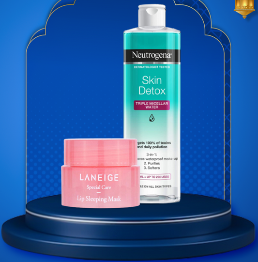 Wow Deal - Laneige lip Sleeping Mask 3gm & Neutrogena Micellar Water 200ml