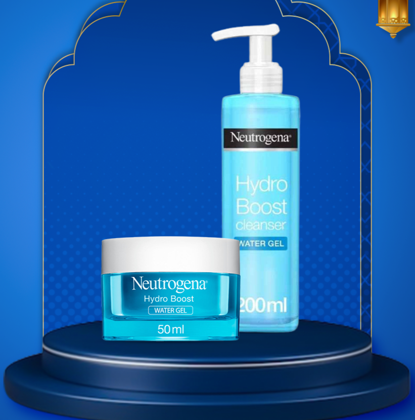 Ramadan Deal - Neutrogena - Water Gel Moisturiser 50ml + Neutrogena- Cleanser Water Gel cleanser 200 Ml