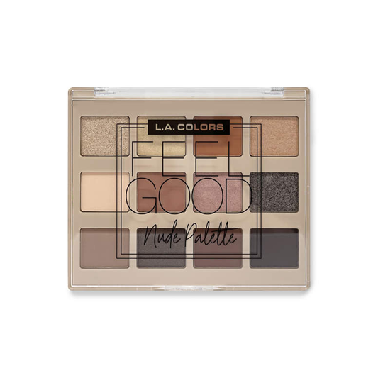 L.A. Colors – Feel Good Nude 12-Pan Eyeshadow Palette