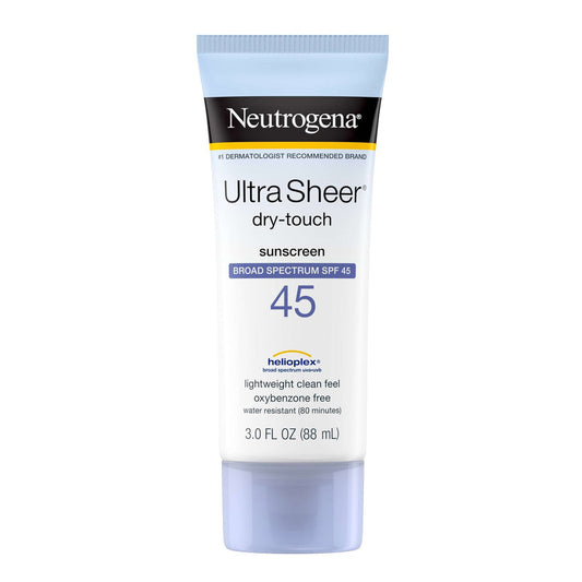 Neutrogena - Ultra Sheer Dry-Touch Sunscreen Broad Spectrum SPF 45 - 3 Fl Oz (Near Expiry)