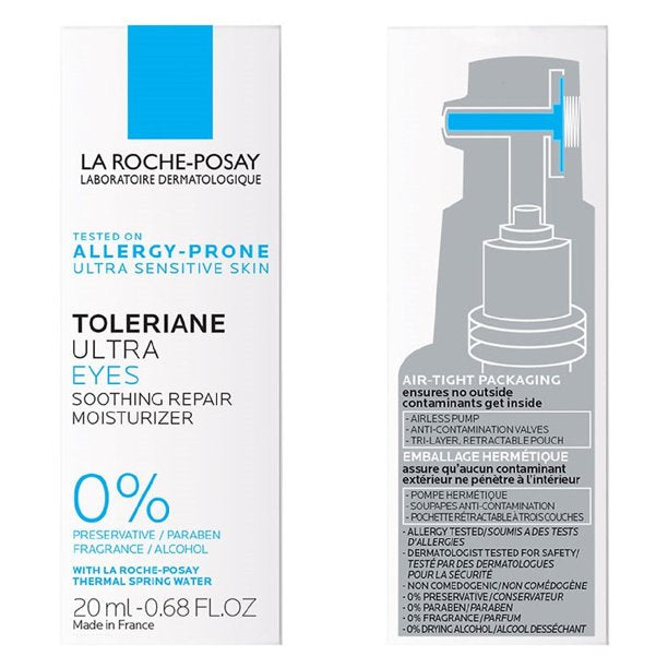 La Roche Posay - Toleriane Ultra Eyes Soothing Repair Moisturizer - 20ml ( Expiry 07/2024 )