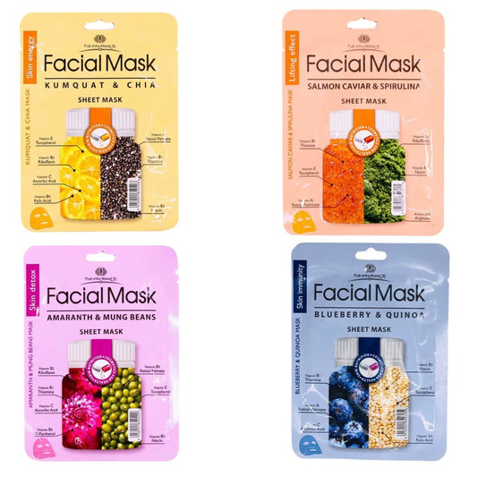 Pack of 4 - Fruit of Wokali mask