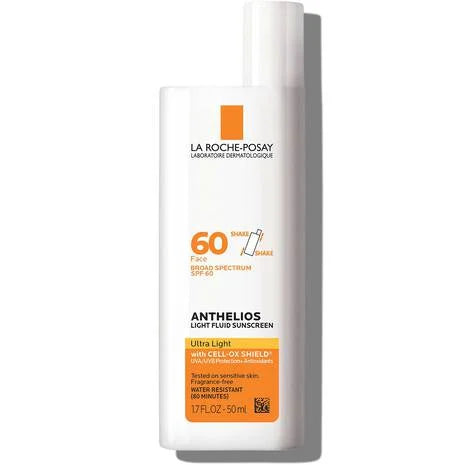 La Roche Posay - ANTHELIOS ULTRA LIGHT FLUID FACIAL SUNSCREEN SPF 60 - 50ml (Slightly Box Damaged)