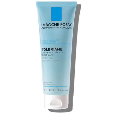 LA ROCHE POSAY - TOLERIANE PURIFYING FOAMING CREAM CLEANSER FOR COMBINATION SKIN - 125ml (Expiry 06/2023)